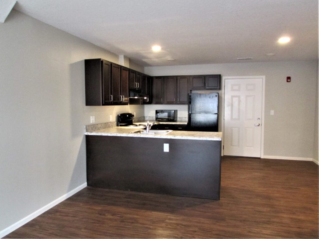 Newly remodeled kitchen and flooring