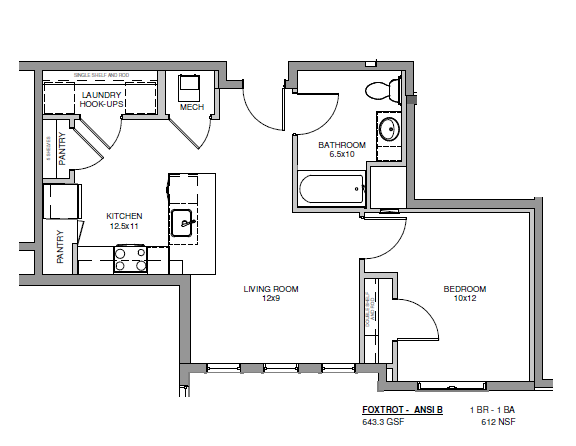 Warner Junction Apts. and Homes Floor plan