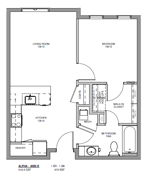 Warner Junction Apts. and Homes Floor plan