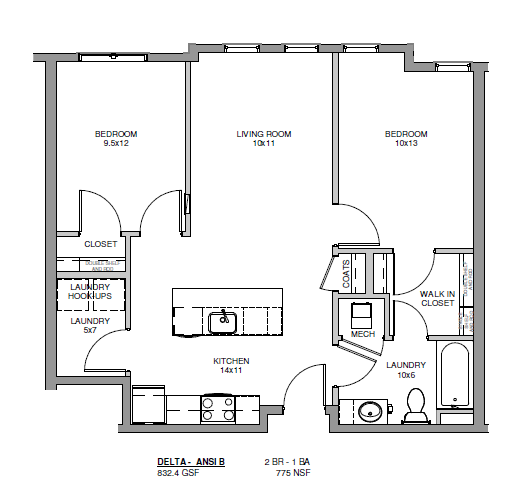 Warner Junction Apts. and Homes Floor plan