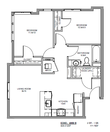 Warner Junction Apts. and Homes Floor plan