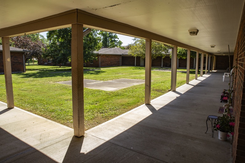 Greenfield Meadows Shaded Walkway