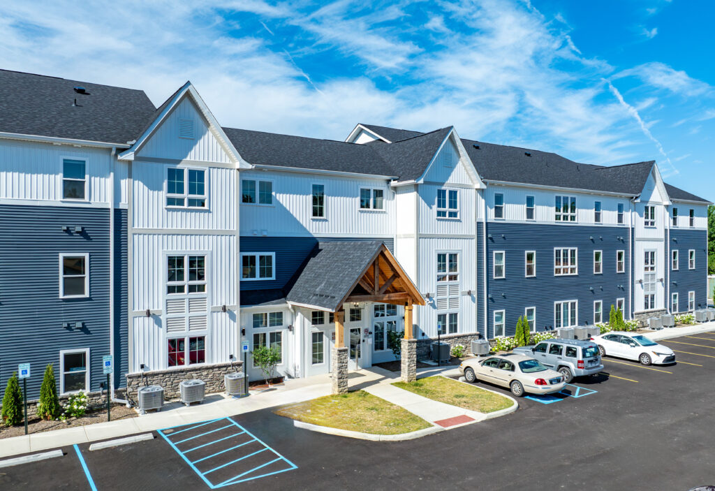 Exterior of Affordable Apartments in Mt. Gilead OH